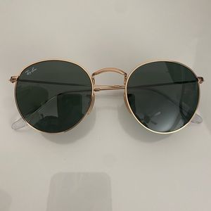 Ray Ban Round Metal Sunglasses
